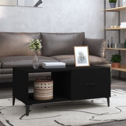  Stolik kawowy, czarny, 90x50x40 cm, materiał drewnopochodny Lumarko!
