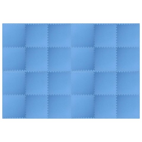  Maty podłogowe, 24 szt., 8,64 ㎡, pianka EVA, niebieskie Lumarko!