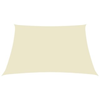  Prostokątny żagiel ogrodowy, tkanina Oxford, 3x4 m, kremowy Lumarko!