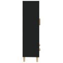  Wysoka szafka, czarna, 70x31x115 cm, materiał drewnopochodny Lumarko!