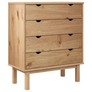  Komoda z szufladami, 76,5x39,5x90 cm, lite drewno sosnowe Lumarko!