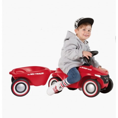 BIG Przyczepka do jeździka Bobby Car Neo czerwona Lumarko!