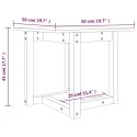  Stolik kawowy, czarny, 50x50x45 cm, lite drewno sosnowe Lumarko!