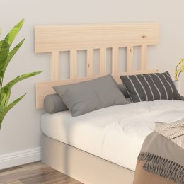  Wezgłowie łóżka, 123,5x3x81 cm, lite drewno sosnowe Lumarko!