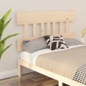  Wezgłowie łóżka, 123,5x3x81 cm, lite drewno sosnowe Lumarko!