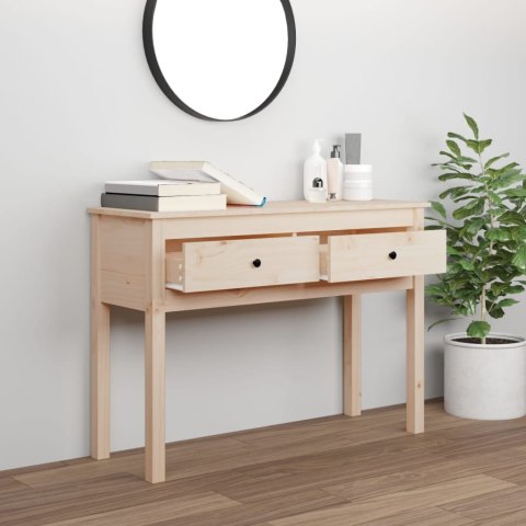  Stolik konsolowy, 100x35x75 cm, lite drewno sosnowe Lumarko!