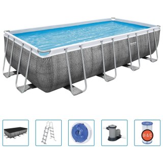  Basen Power Steel z akcesoriami, prostokątny, 549x274x122 cm Lumarko!