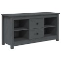  Szafka pod telewizor, szara, 103x36,5x52 cm, drewno sosnowe Lumarko!