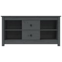  Szafka pod telewizor, szara, 103x36,5x52 cm, drewno sosnowe Lumarko!