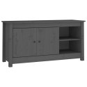  Szafka pod telewizor, szara, 103x36,5x52 cm, drewno sosnowe Lumarko!