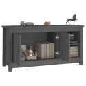  Szafka pod telewizor, szara, 103x36,5x52 cm, drewno sosnowe Lumarko!