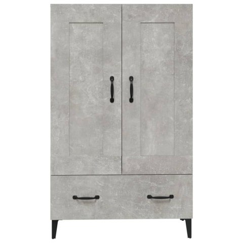  Szafka, szarość betonu, 70x31x115 cm, materiał drewnopochodny Lumarko!