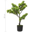  Sztuczne bonsai z sosny, z doniczką, 60 cm, zielone Lumarko!