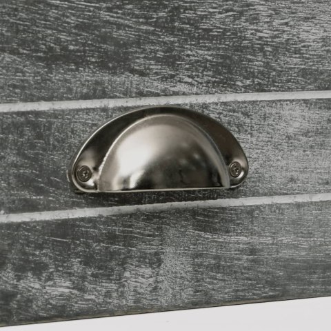  2 szafki nocne z 2 szufladami, szaro-białe Lumarko!