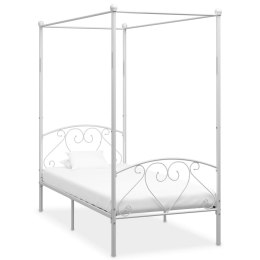  Rama łóżka z baldachimem, biała, metalowa, 90 x 200 cm Lumarko!