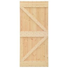  Drzwi, 80x210 cm, lite drewno sosnowe Lumarko!