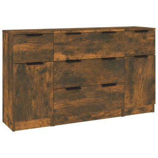  3-częściowa komoda, przydymiony dąb, materiał drewnopochodny Lumarko!