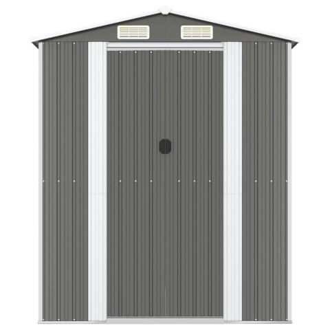  Szopa ogrodowa, jasnoszara, 192x440x223cm, stal galwanizowana Lumarko!