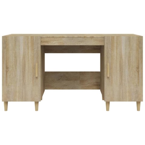  Biurko, dąb sonoma, 140x50x75 cm, materiał drewnopochodny Lumarko!