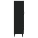  Wysoka szafka, czarna, 70x31x115 cm, materiał drewnopochodny Lumarko!