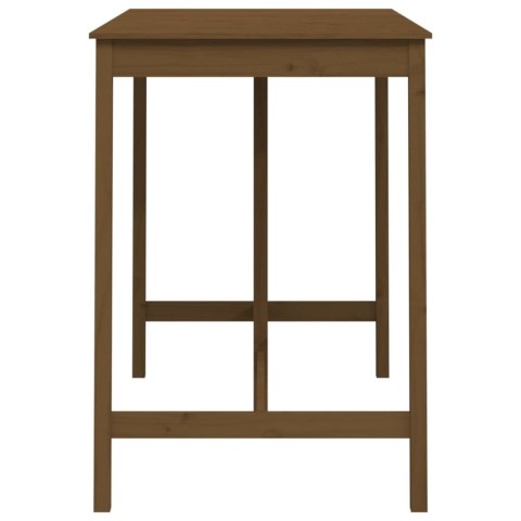  Stolik barowy, miodowy brąz, 140x80x110 cm, lite drewno sosnowe Lumarko!