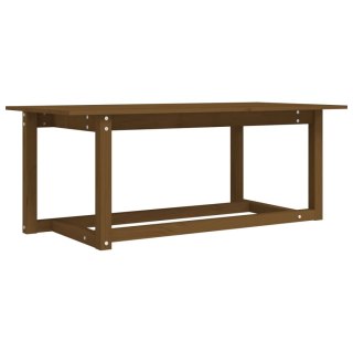  Stolik kawowy, miodowy brąz, 110x55x45 cm, lite drewno sosnowe Lumarko!