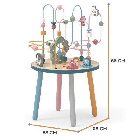  Drewniany Stolik Edukacyjny Manipulacyjny Przeplatanka Toys Lumarko!