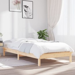  Rama łóżka, 100 x 200 cm, lite drewno sosnowe Lumarko!
