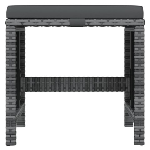  19-cz. zestaw mebli ogrodowych z poduszkami, polirattan, szary Lumarko! #