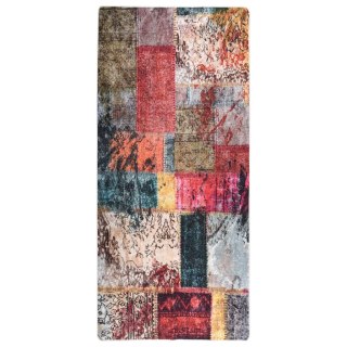  Dywan z możliwością prania, patchwork, 80x300 cm, kolorowy Lumarko!