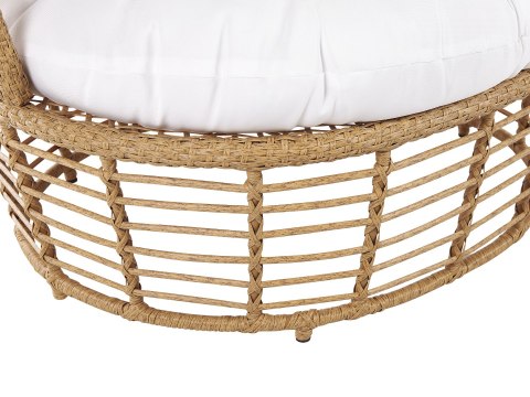  Rattanowy fotel kokon naturalny LIDO