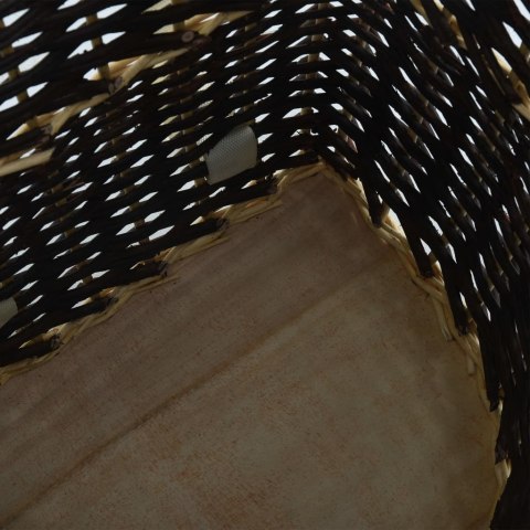  Plecak na drewno opałowe, 50x44x58 cm, naturalna wiklina Lumarko!