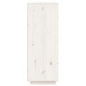  Szafka, biała, 67x40x108,5 cm, lite drewno sosnowe Lumarko!