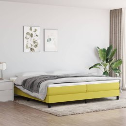  Łóżko kontynentalne, zielone, tapicerowane tkaniną, 200x200 cm Lumarko!