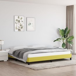  Rama łóżka, zielona, 200x200 cm, obita tkaniną Lumarko!