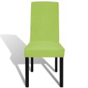  Elastyczne pokrowce na krzesła w prostym stylu, 6 szt., zielone Lumarko!