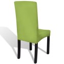  Elastyczne pokrowce na krzesła w prostym stylu, 6 szt., zielone Lumarko!