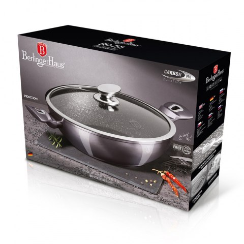  Garnek Granitowy Wok 28cm Berlinger Haus Bh-7111 Carbon Pro Lumarko!