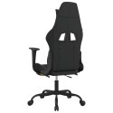  Obrotowy fotel gamingowy z podnóżkiem czarno-jasnożółty tkanina Lumarko!