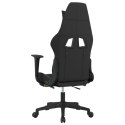  Obrotowy fotel gamingowy z podnóżkiem, czarno-jasnozielony Lumarko!