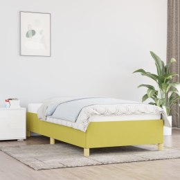  Rama łóżka, zielona, 90x190 cm, obita tkaniną Lumarko!