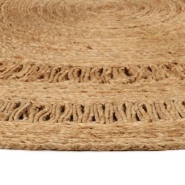  Ręcznie pleciony dywan z juty, 120 cm, okrągły Lumarko!