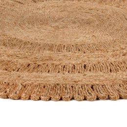  Ręcznie pleciony dywan z juty, 150 cm, okrągły Lumarko!