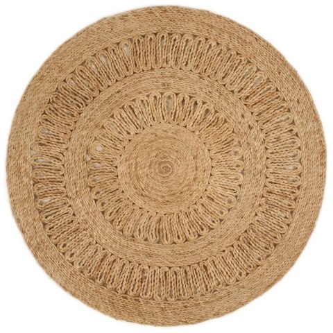 Ręcznie pleciony dywan z juty, 90 cm, okrągły Lumarko!