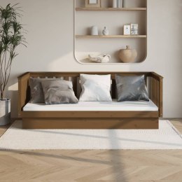  Łóżko dzienne, miodowy brąz, 100 x 200 cm, lite drewno sosnowe Lumarko!
