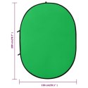  Owalne tło studyjne 2-w-1, zielono-niebieskie, 200x150 cm Lumarko!