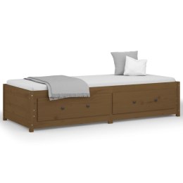 Łóżko dzienne, miodowy brąz, 90x200 cm, lite drewno sosnowe Lumarko!