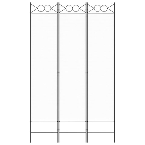  Parawan 3-panelowy, biały, 120x200 cm, tkanina Lumarko!