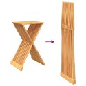  Składany stołek, 40x32,5x70 cm, lite drewno tekowe Lumarko!