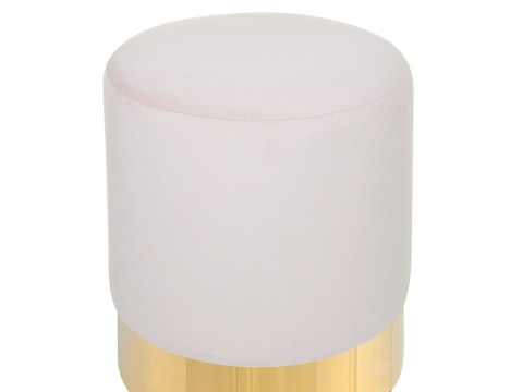  Puf welurowy ⌀ 39 cm różowy SOPHIA